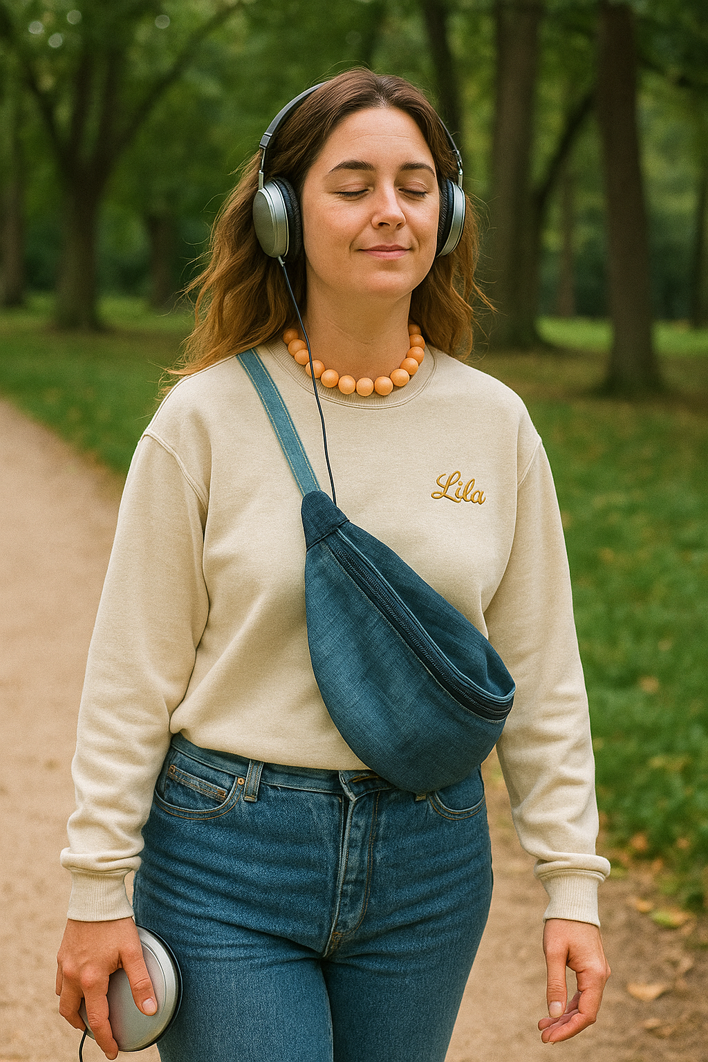 Sac banane en jean recyclé