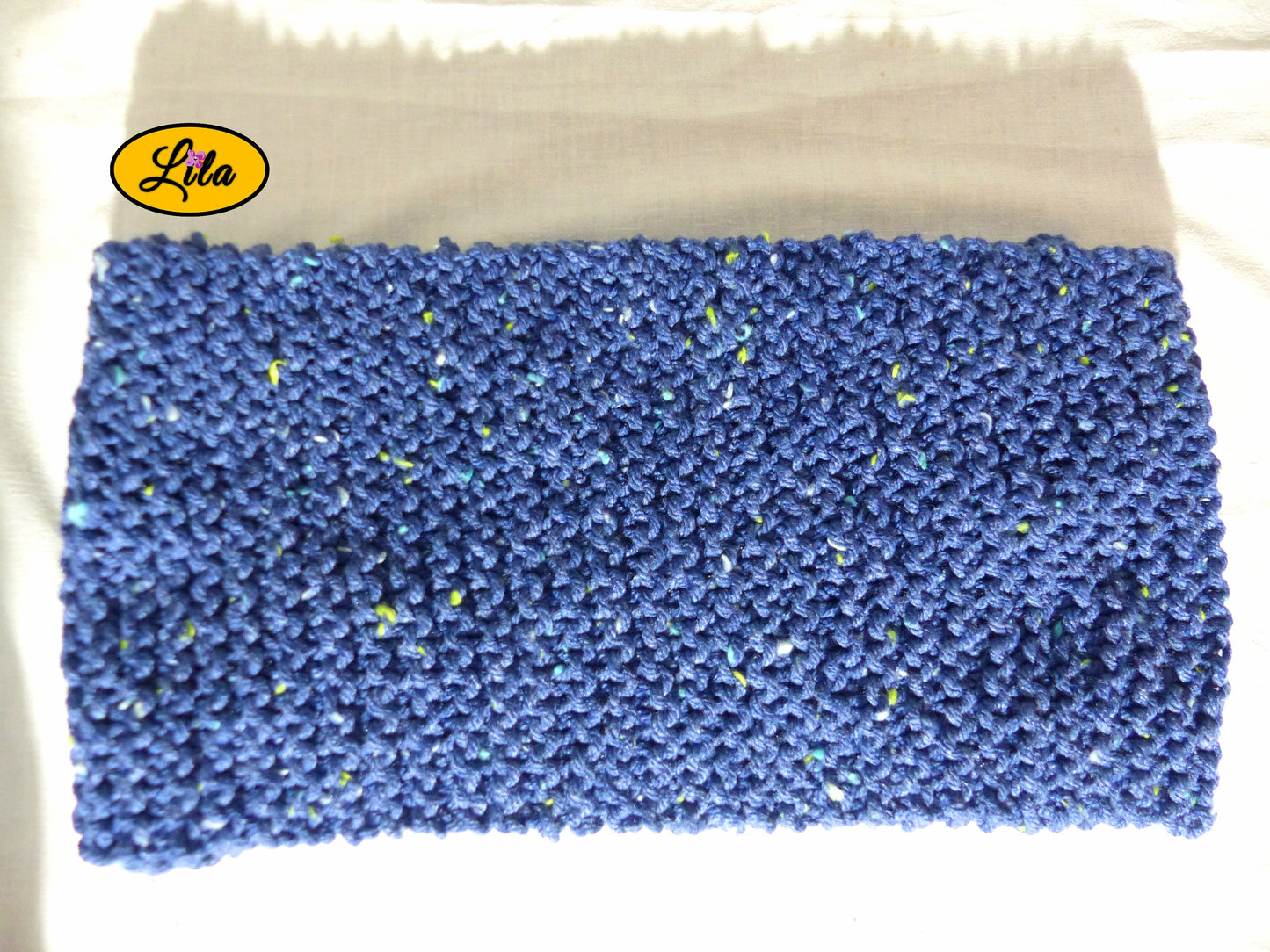 Echarpe Tweed Bleue