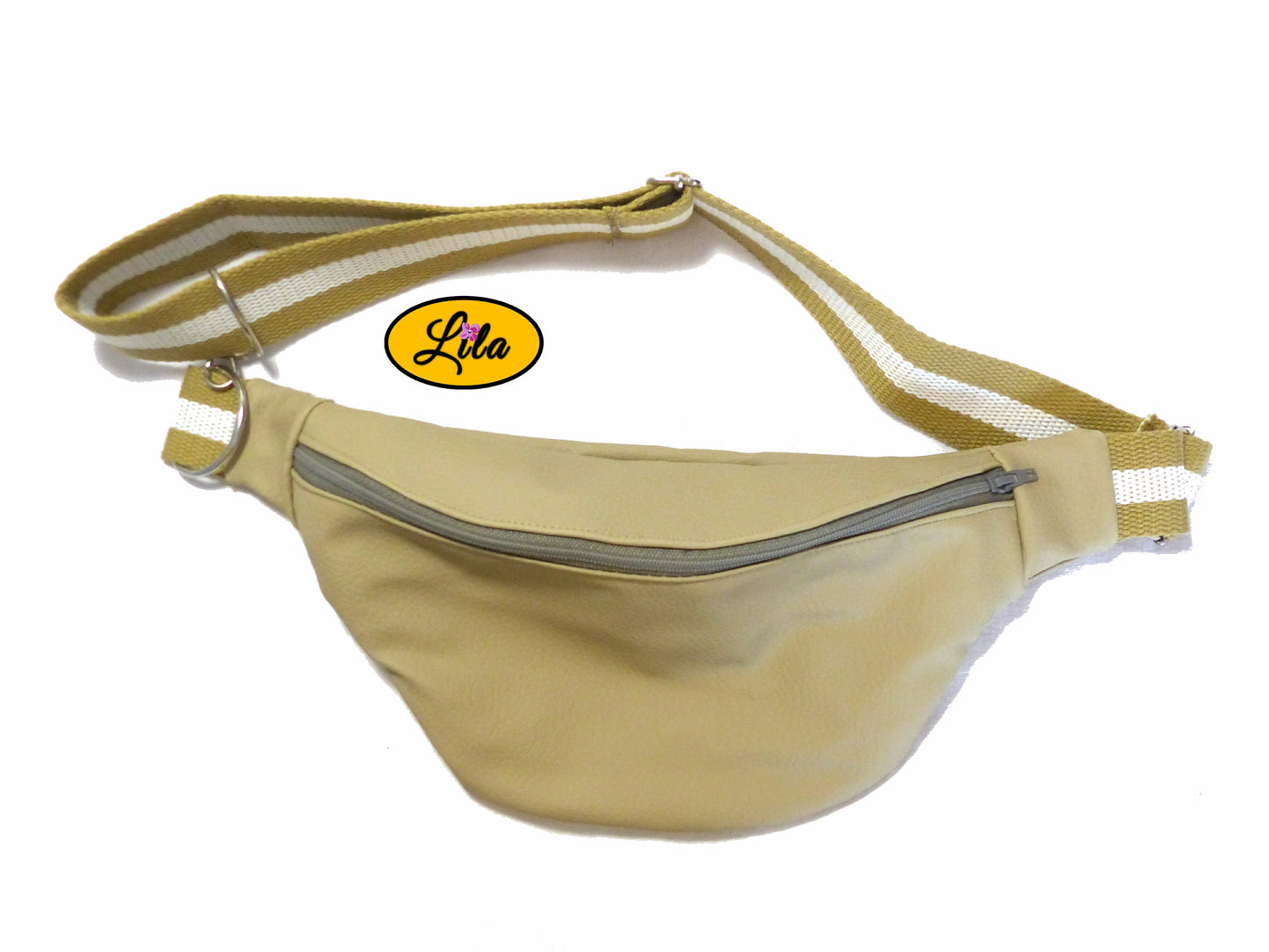 Sac banane beige