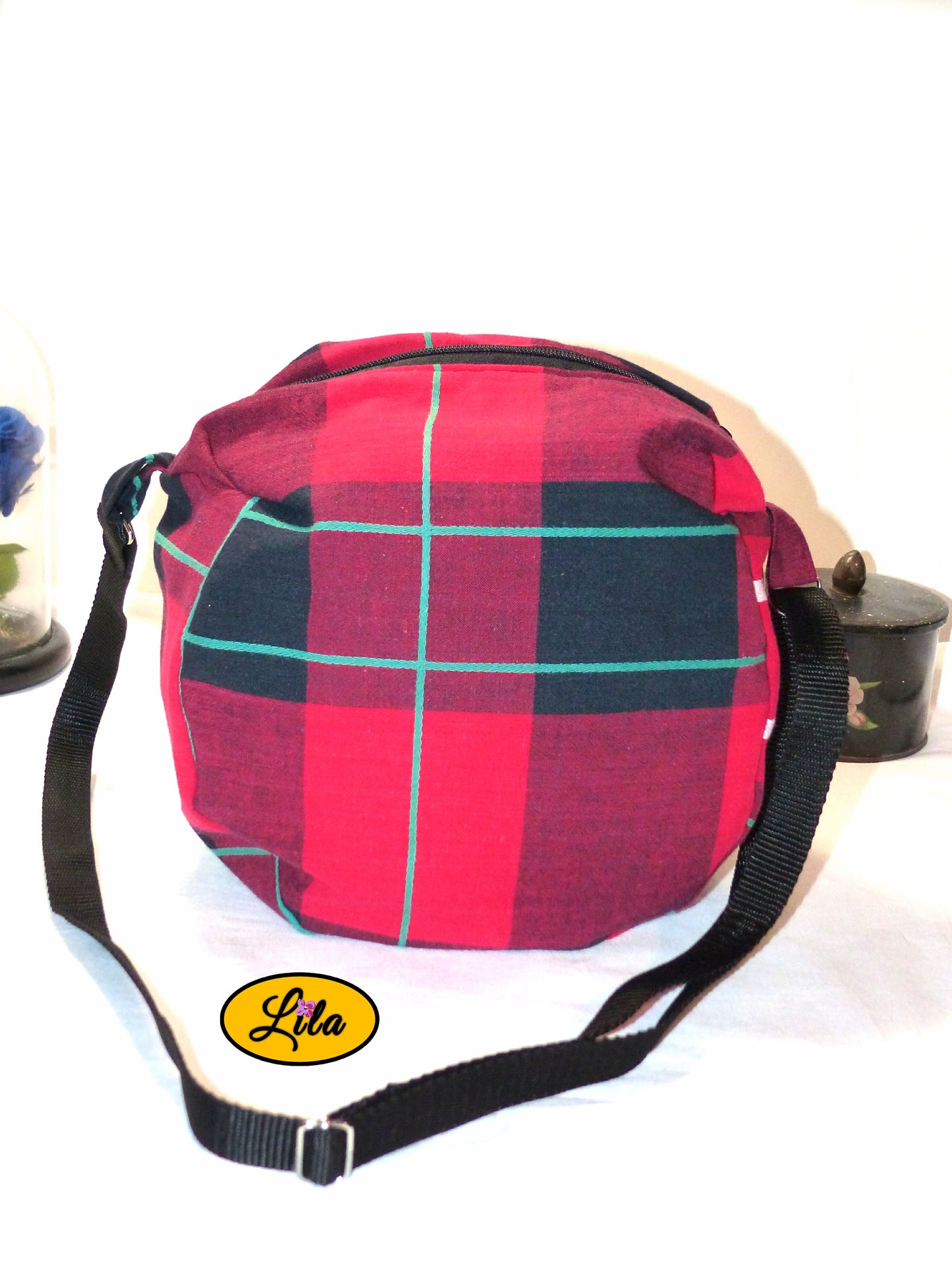 Sac Tartan Rouge