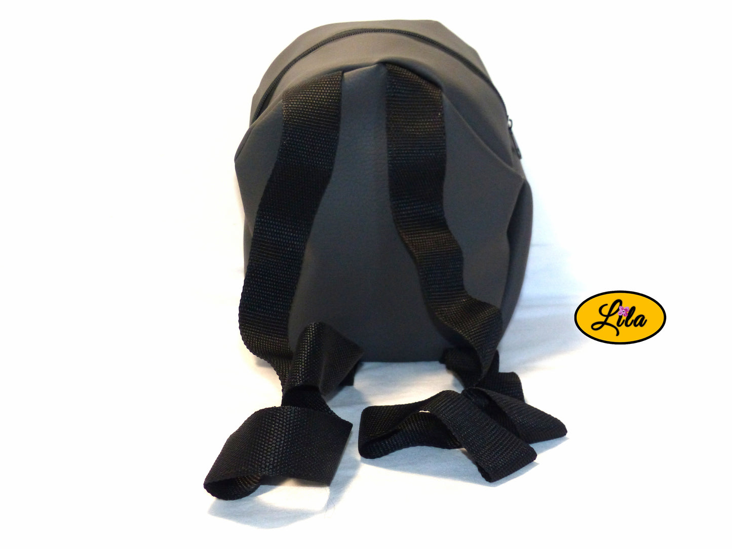 Mini sac à dos gris