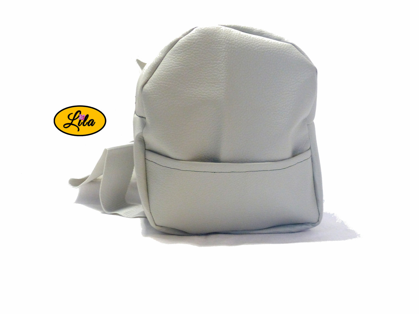 Mini sac à dos gris