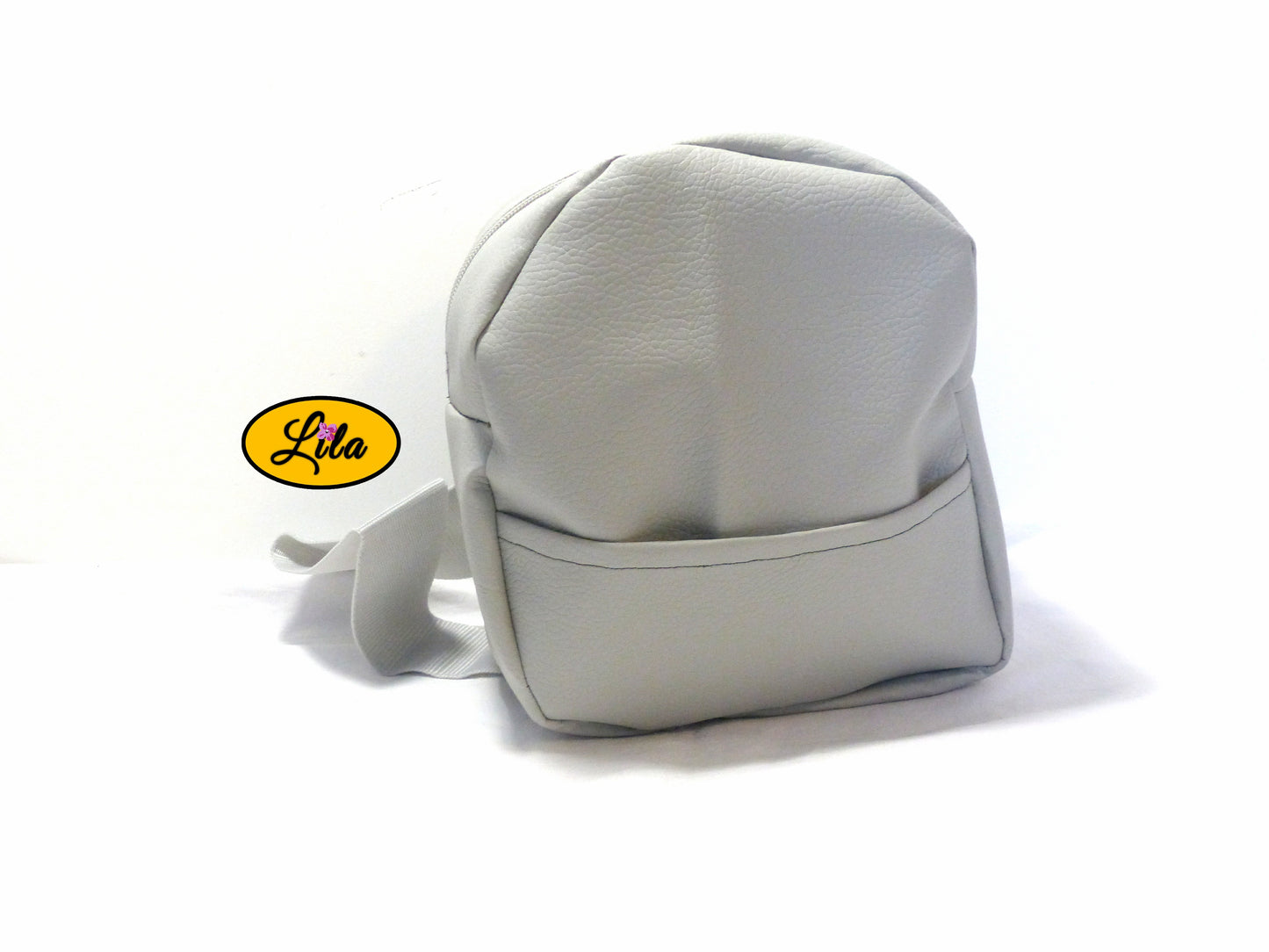 Mini sac à dos gris