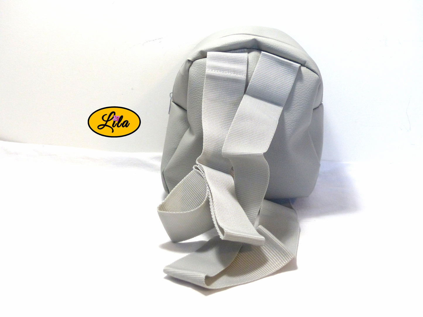 Mini sac à dos gris