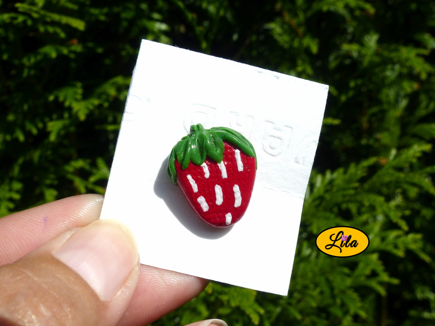 Pin's fraise