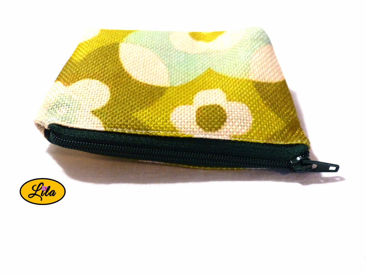 Porte monnaie vintage vert