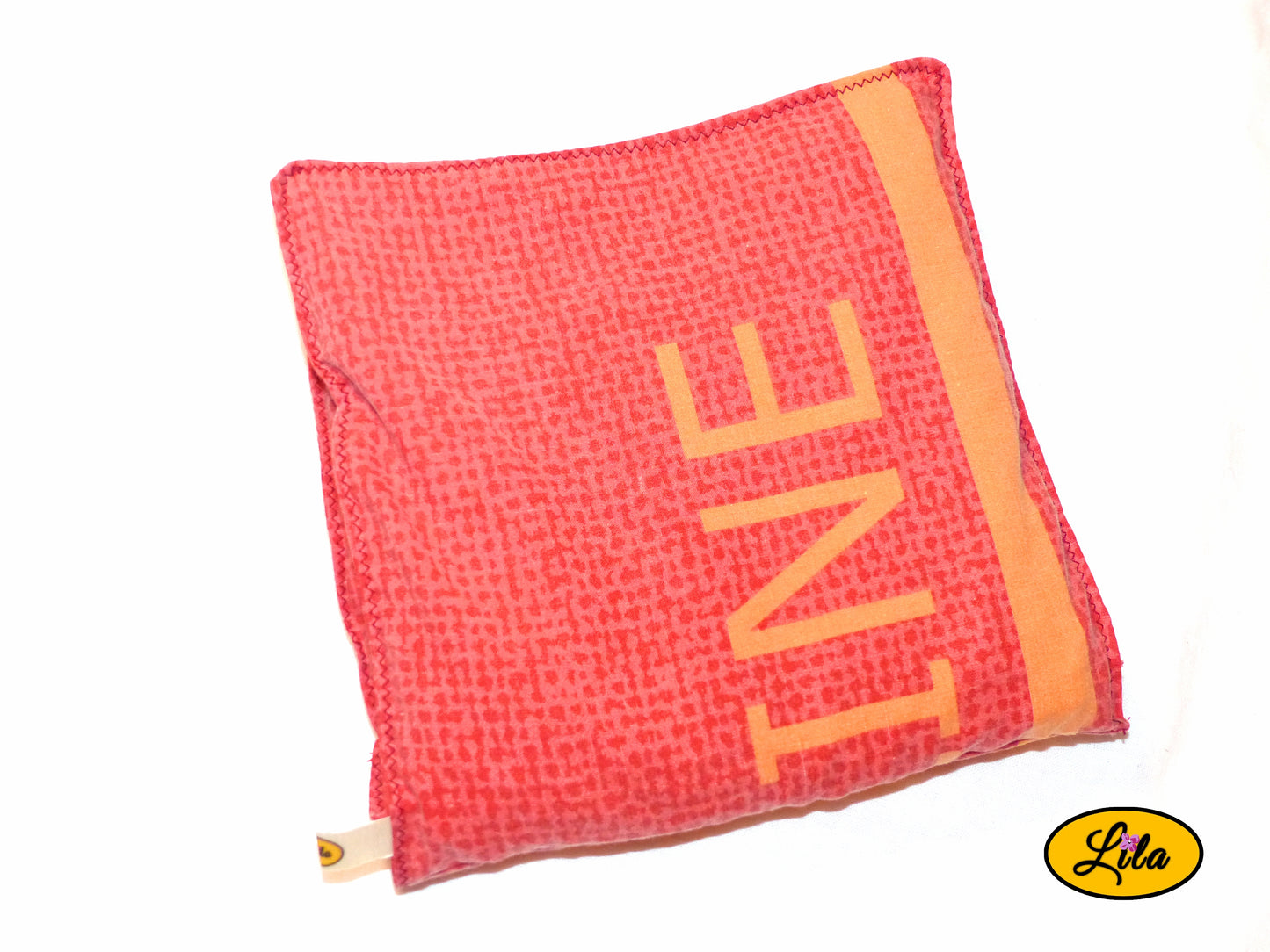 Bouillotte XL rouge orangé