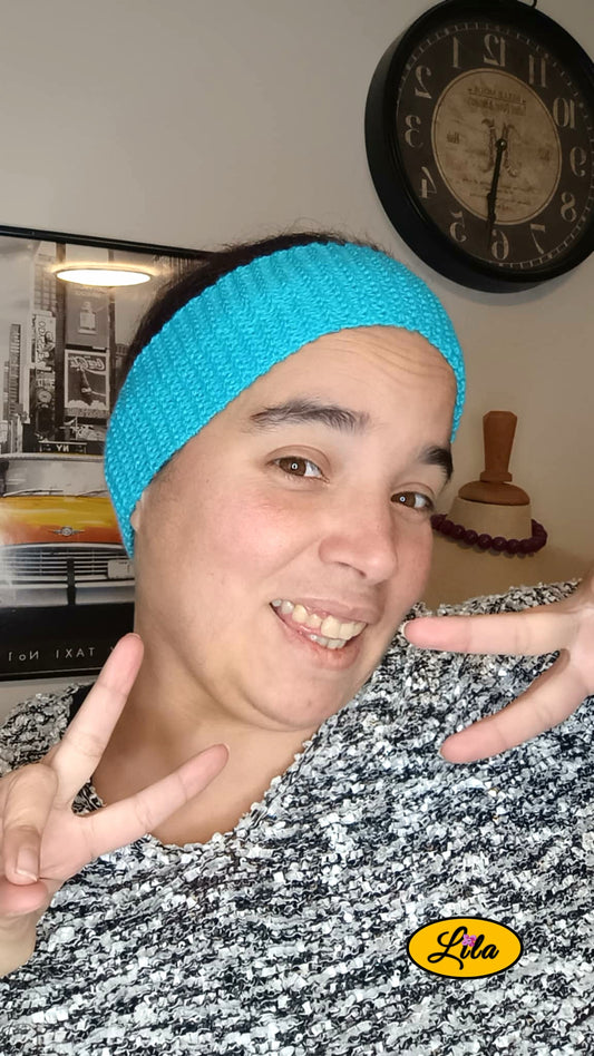 Bandeau Bleu turquoise