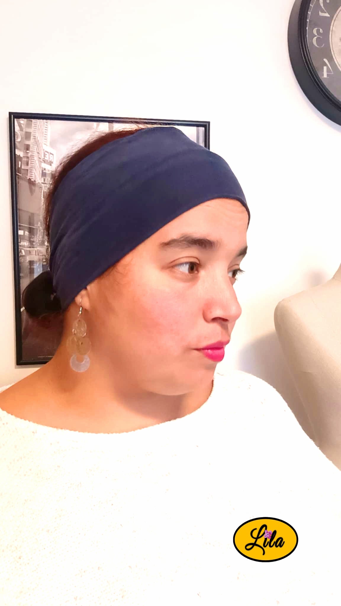 Bandeau bleu foncé