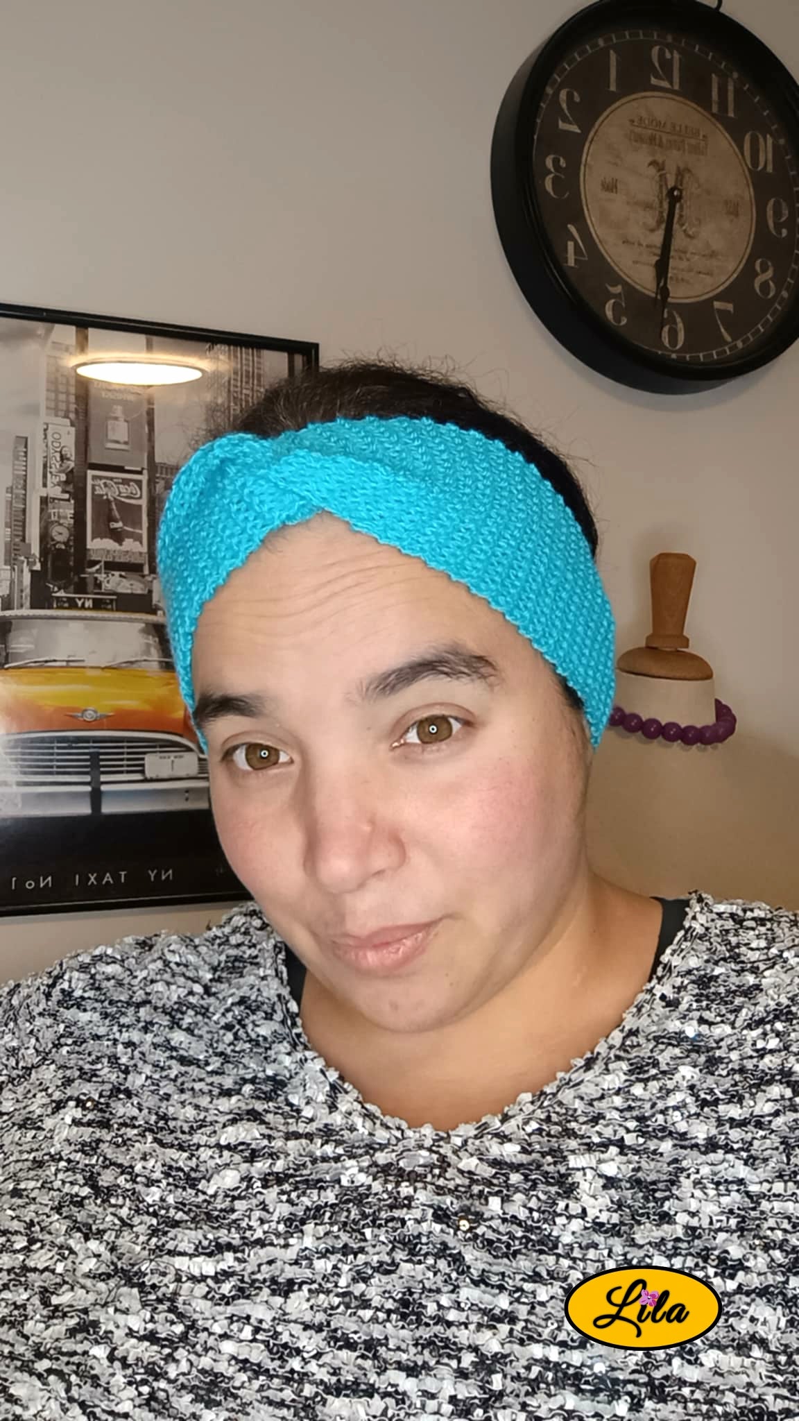 Bandeau Bleu turquoise