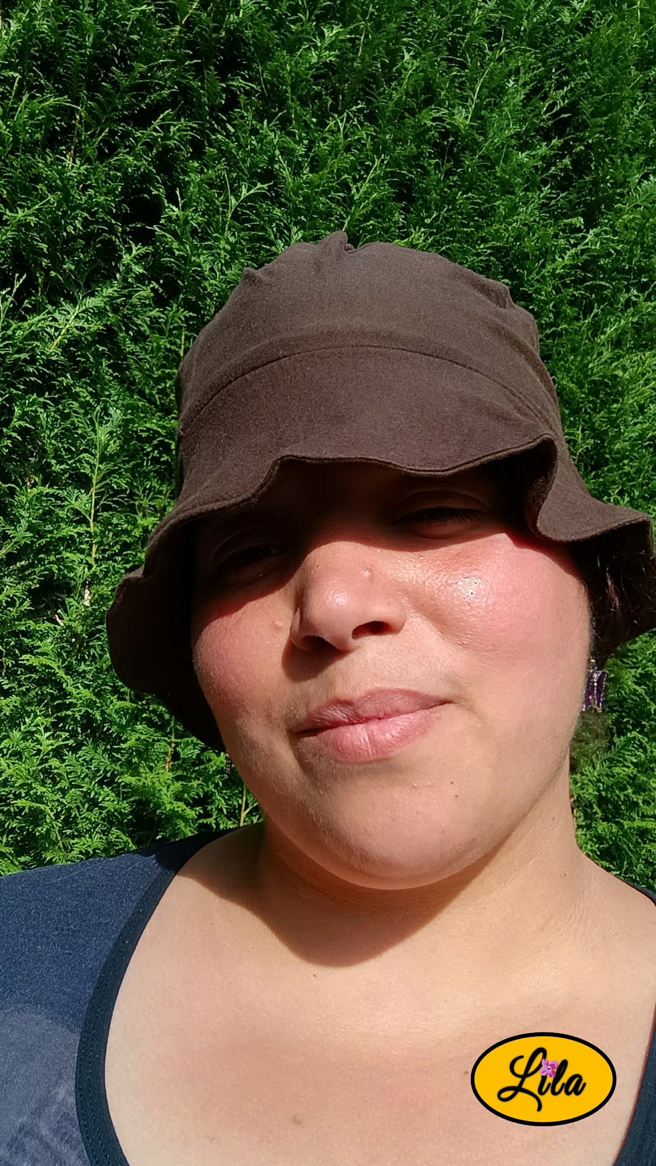 Bob réversible brun