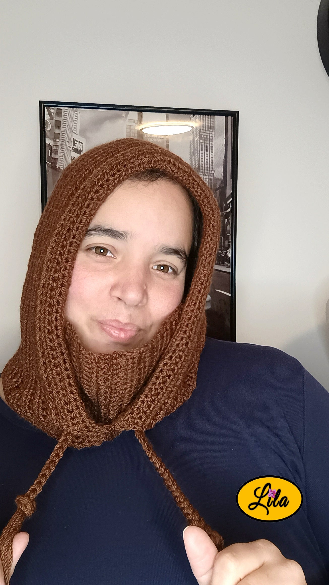 Capuche brune