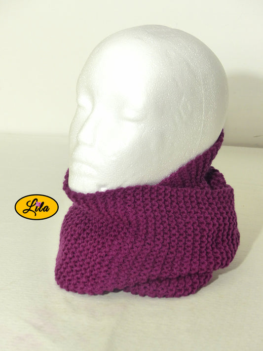 Snood mauve