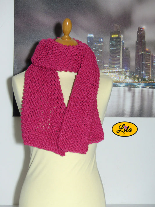 Echarpe Rose Fuchsia