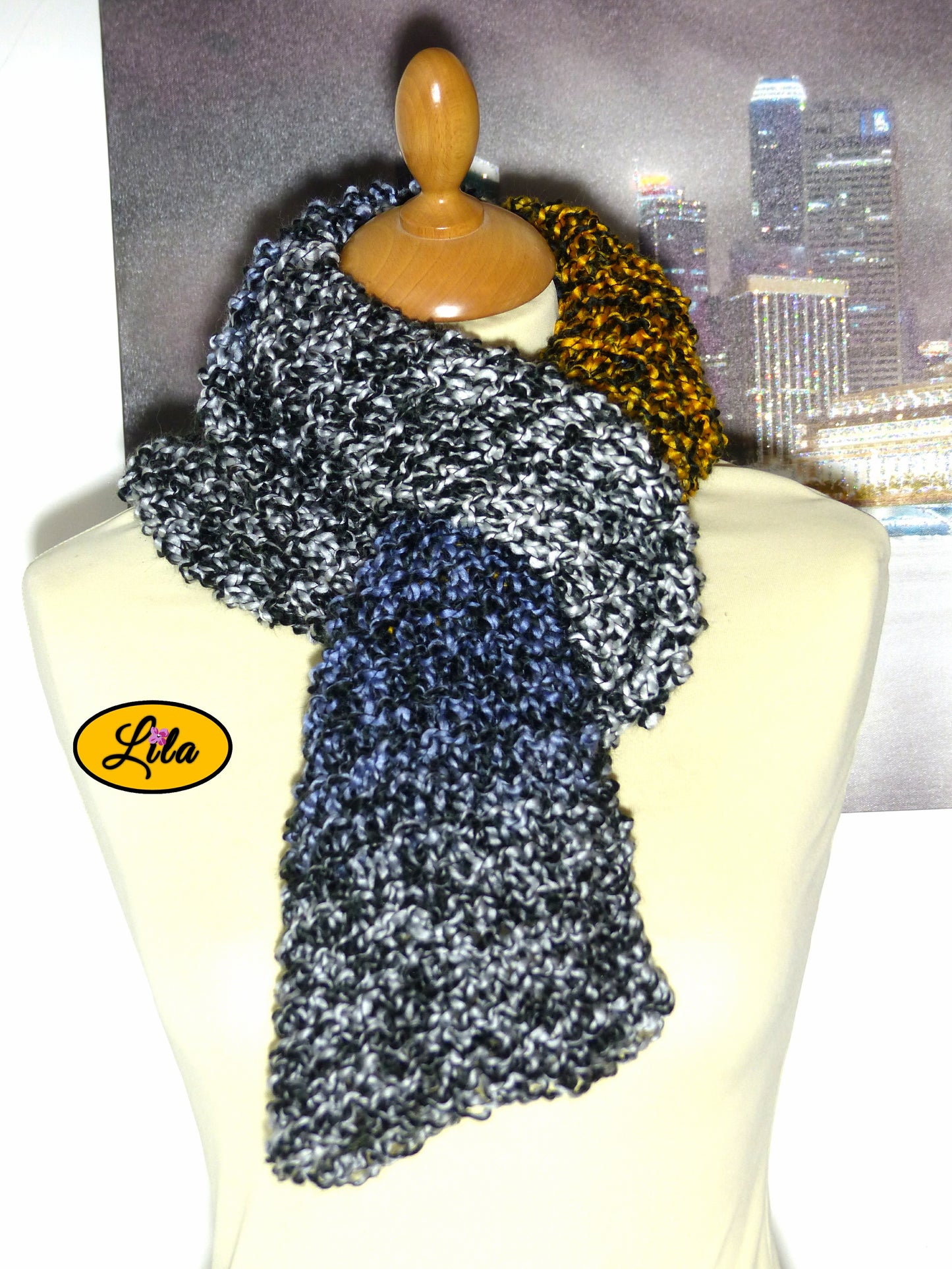 Echarpe multi crollée