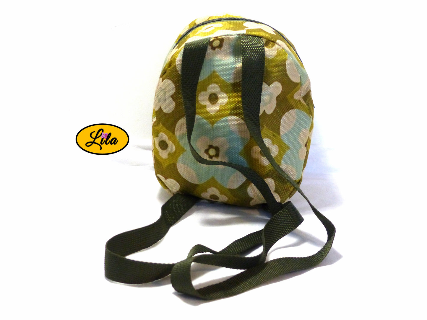 Mini sac à dos vintage vert