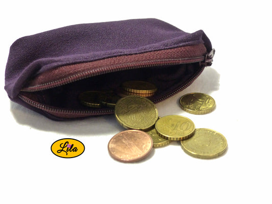Porte-monnaie mauve