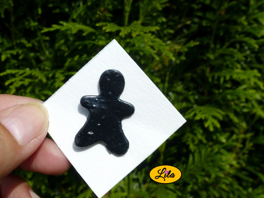 Pin's bonhomme noir