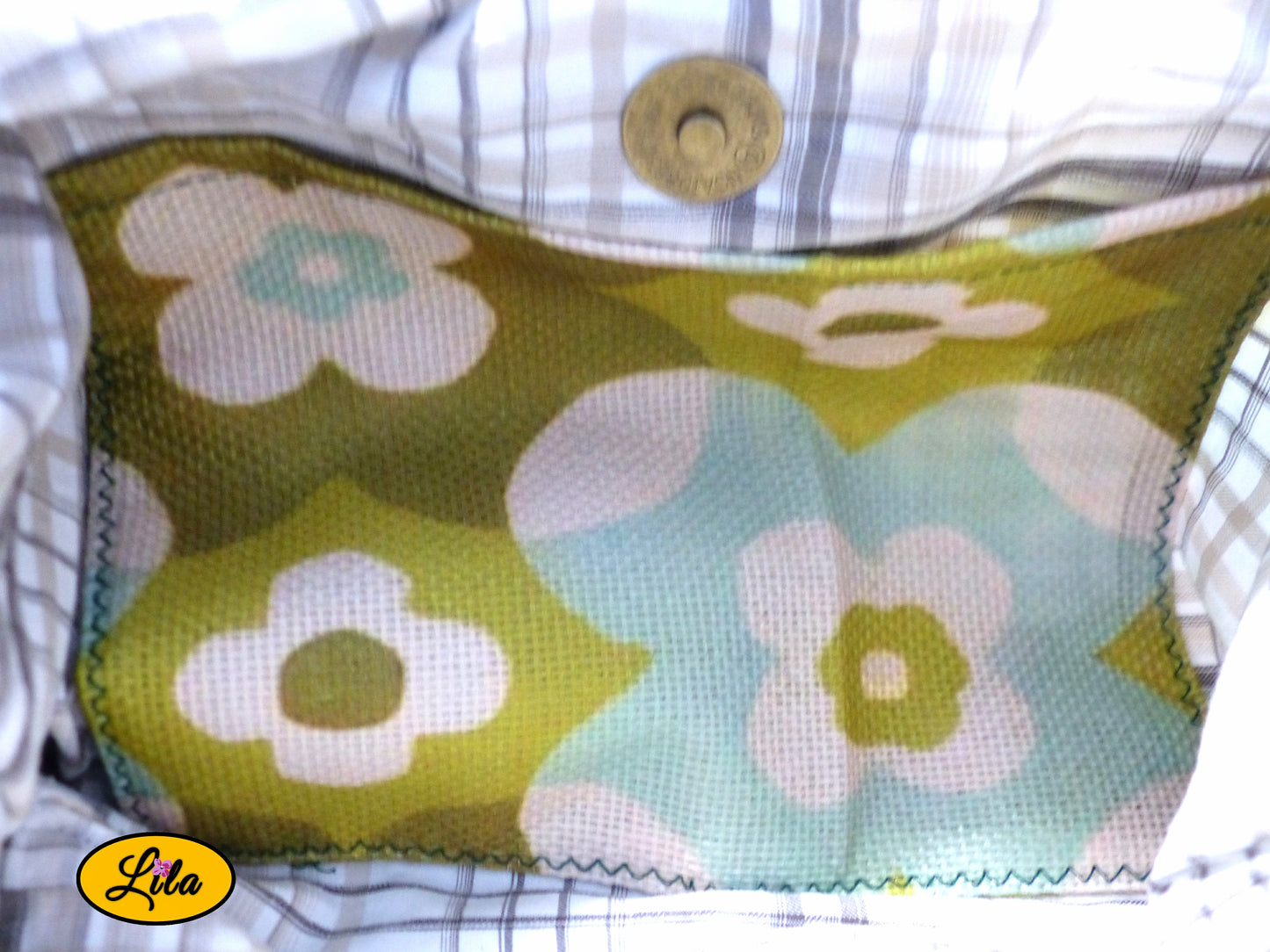 Sac à main -Veste militaire & Nappe vintage