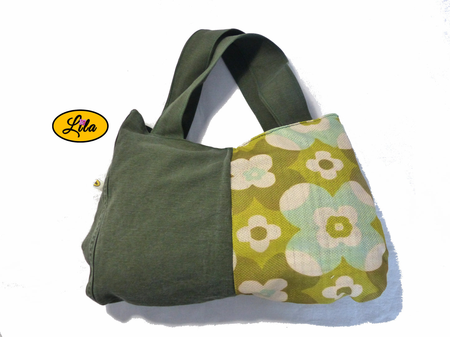 Sac à main -Veste militaire & Nappe vintage