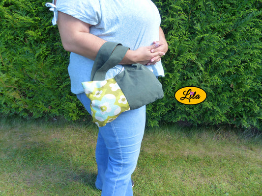 Sac à main -Veste militaire & Nappe vintage