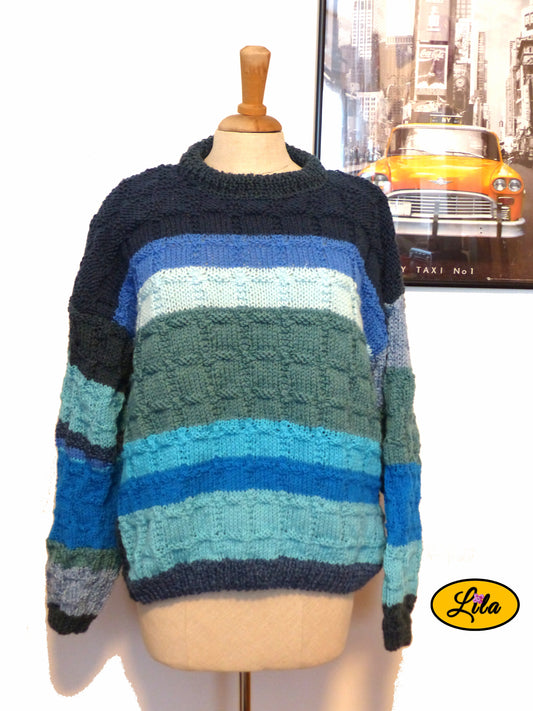 Pull Elise multi bleu