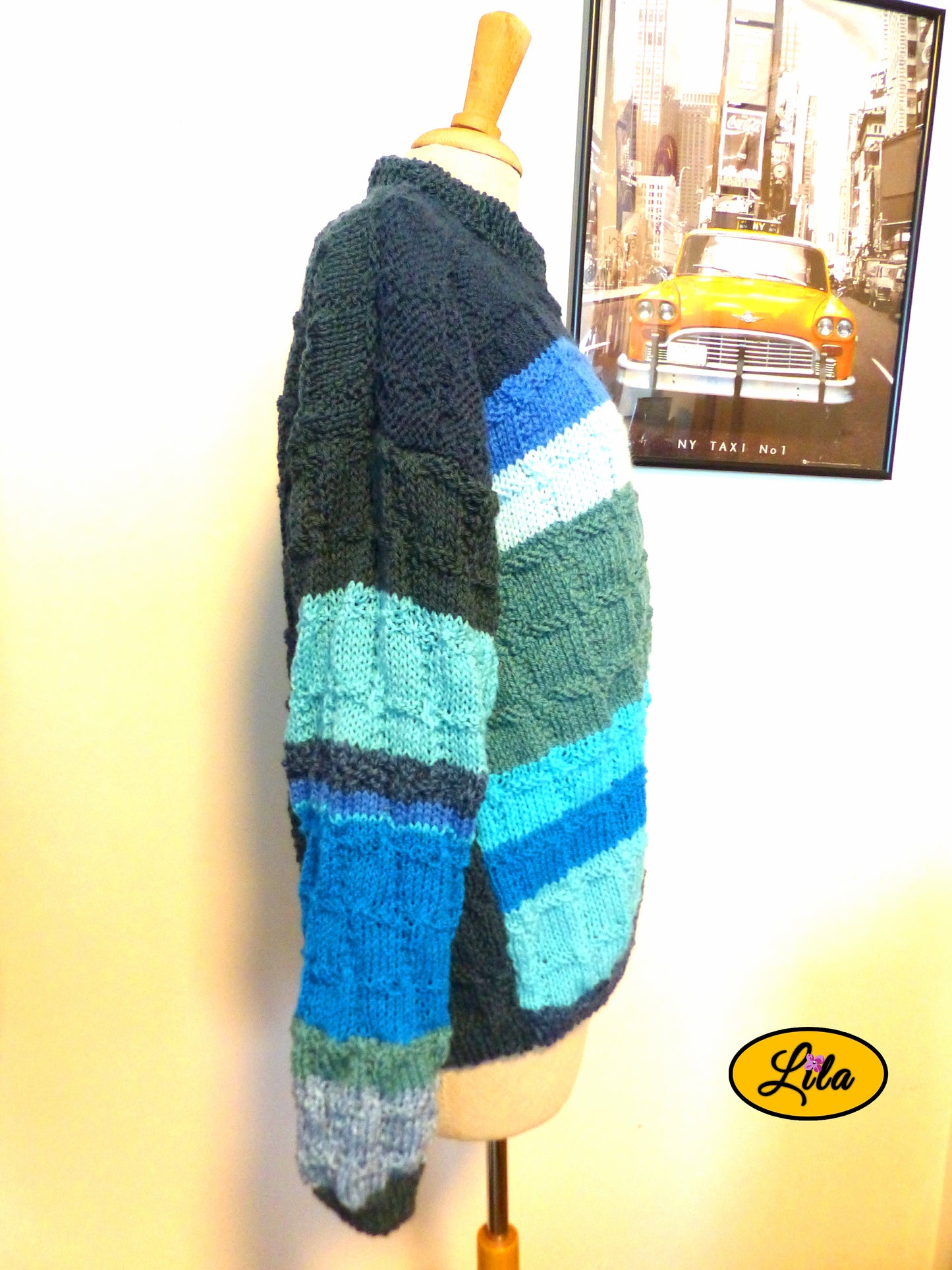 Pull Elise multi bleu