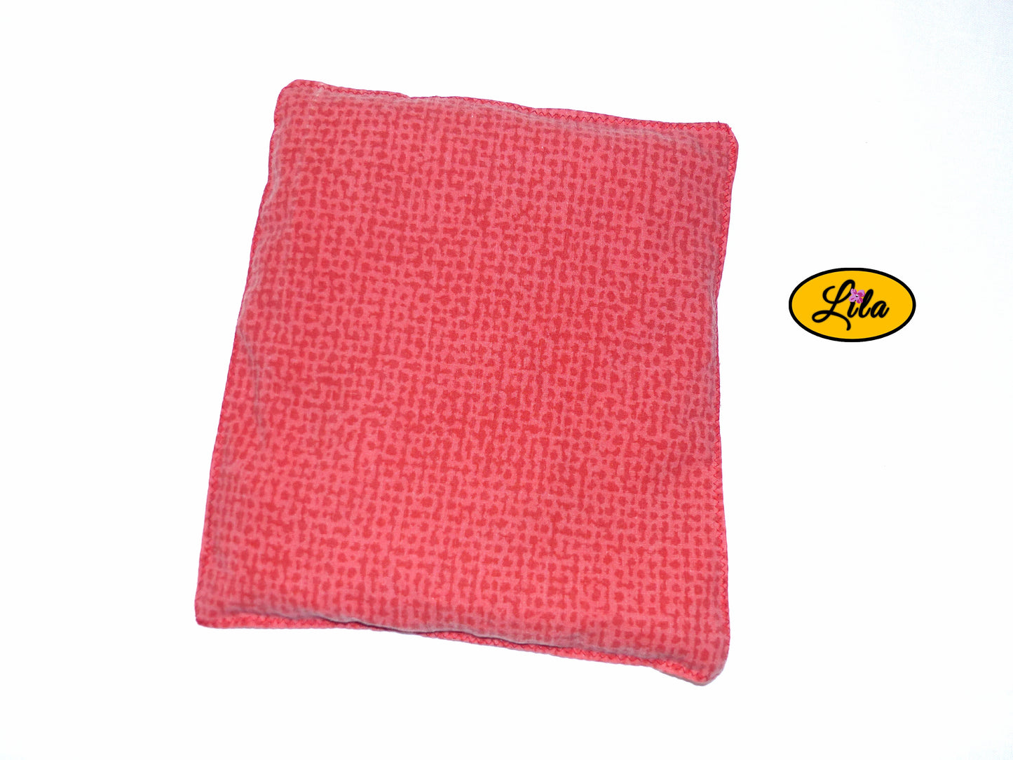 Bouillotte rouge orangé