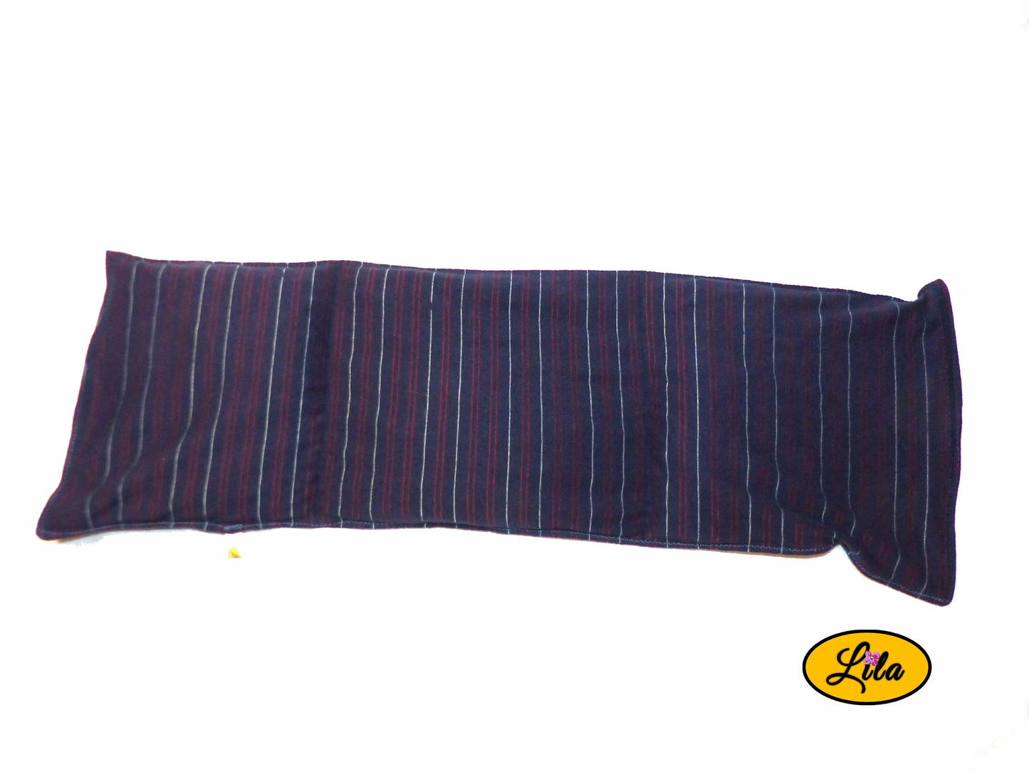 Bouillotte XL bleu ligné