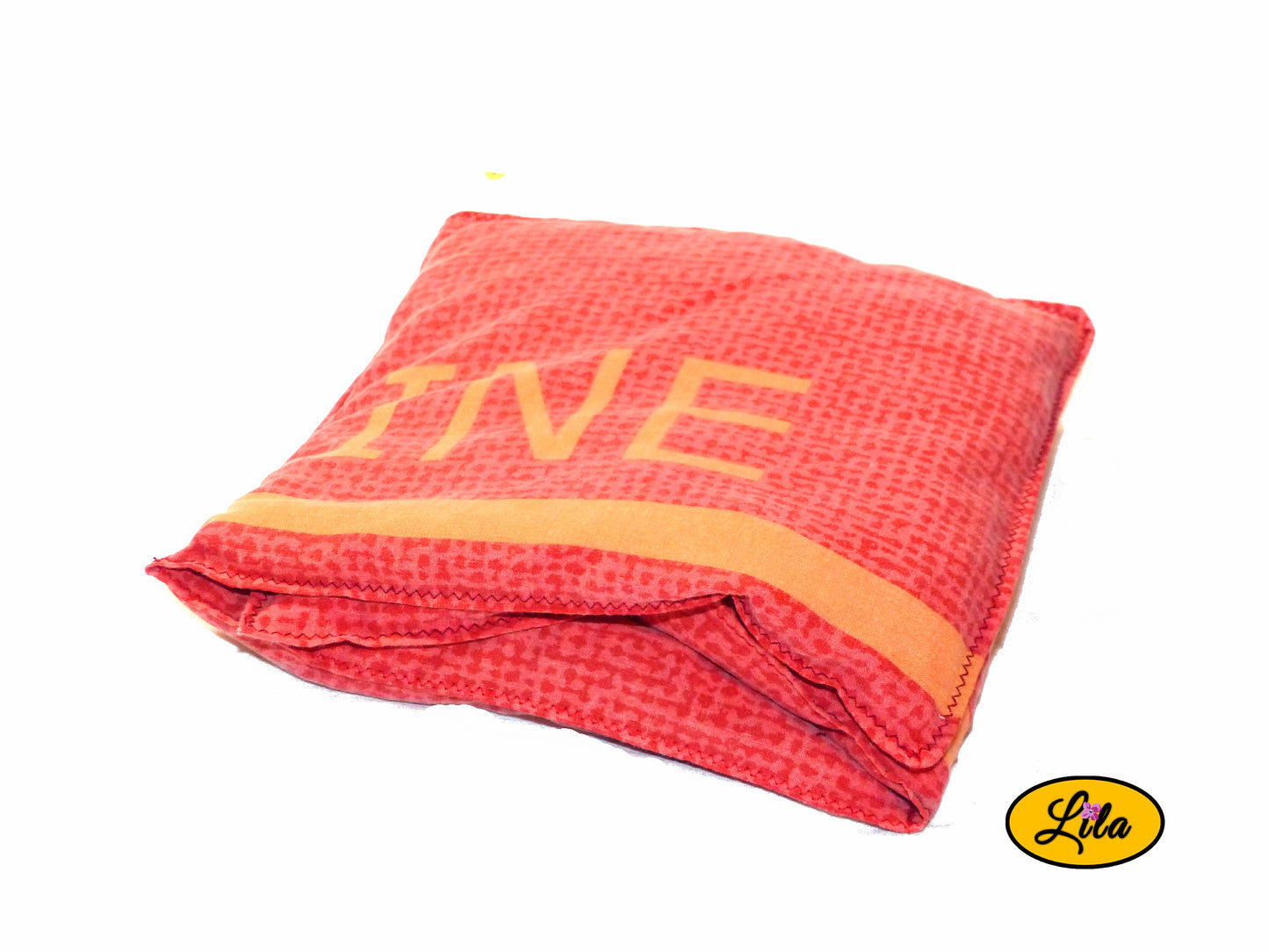 Bouillotte XL rouge orangé