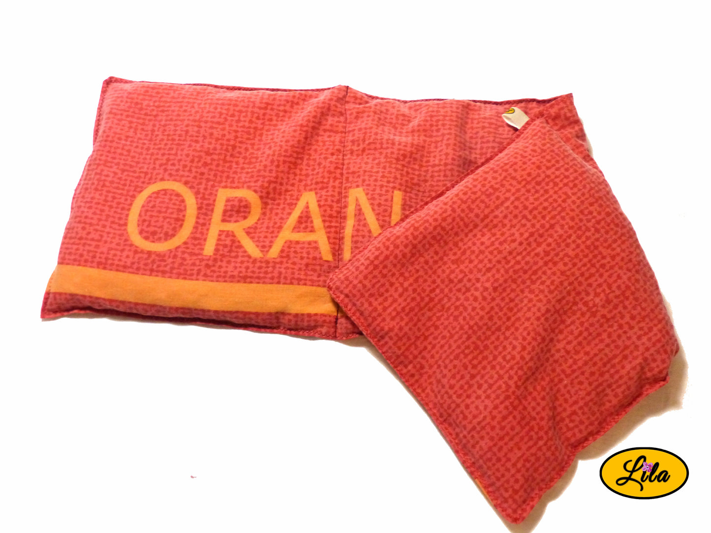 Bouillotte XL rouge orangé